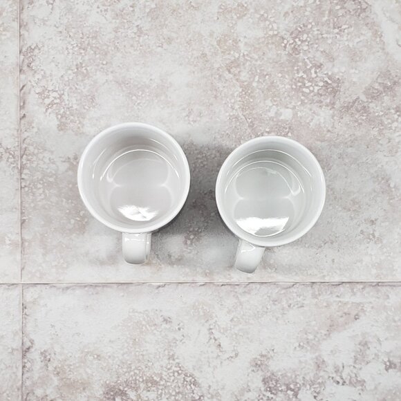 2002 Boyds Collection Bears Sledding Winter Scene Coffee Cups Mugs Set Vintage - Picture 5 of 11